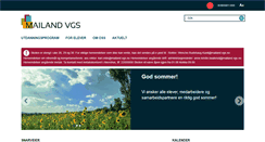 Desktop Screenshot of mailand.vgs.no
