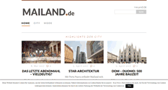 Desktop Screenshot of mailand.de